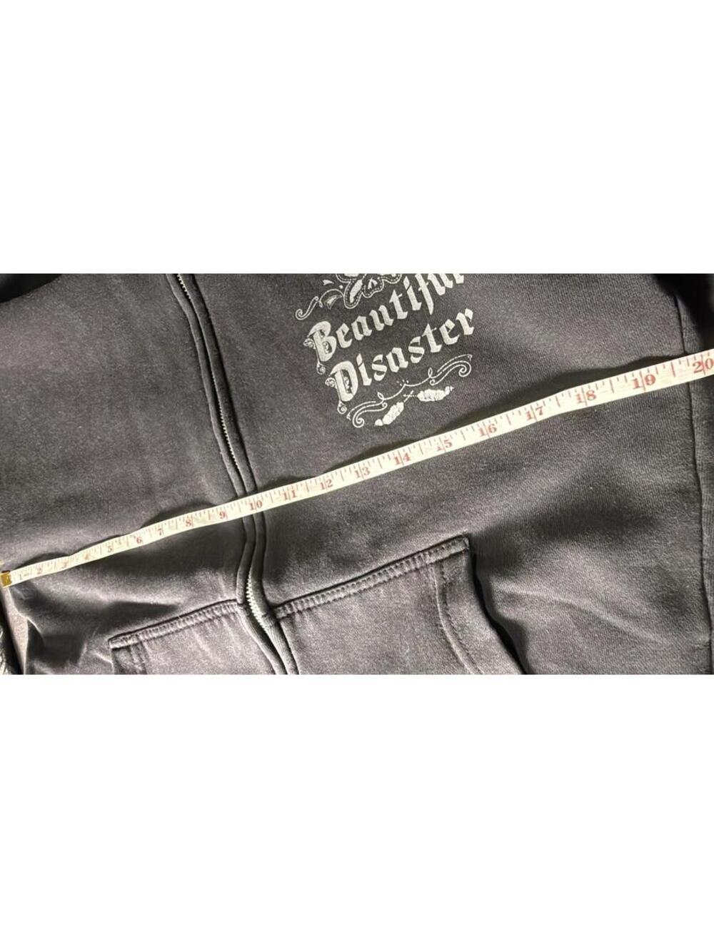 Beautiful Disaster “You Don’t Know My Story” Jacket Women’s Goth Apparel Size M - Picture 8 of 9